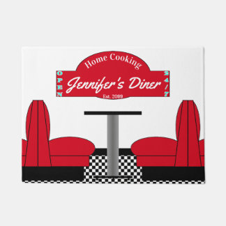 Diner Kitchen Restaurant Kitchen Grill Chef Baker Doormat