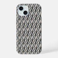 Diner Style Chrome Harlequin Pattern