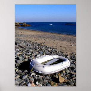 Dinghy in Guernsey Poster
