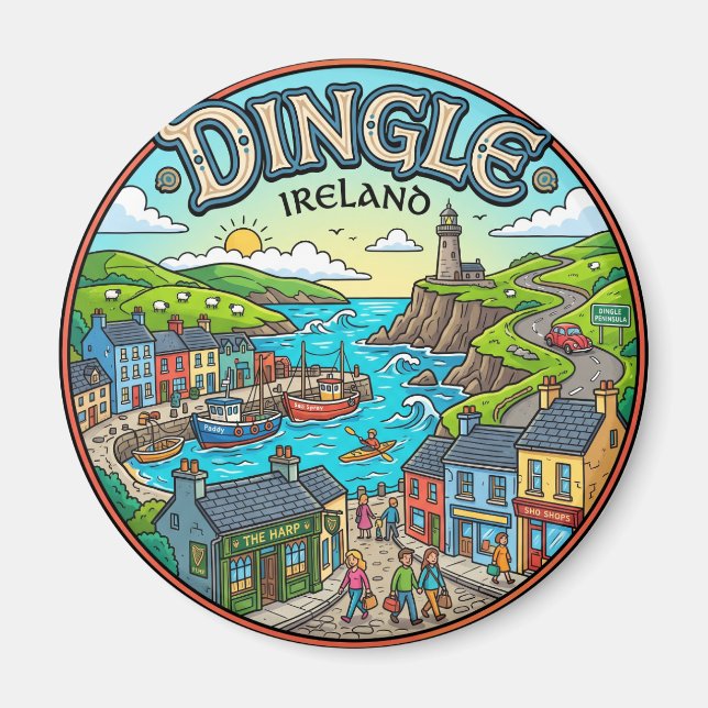 Dingle Ireland Magnet (Front)