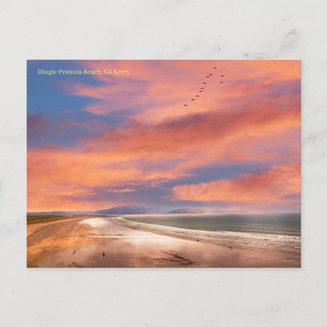Dingle Pensula Beach Postcard (Front)