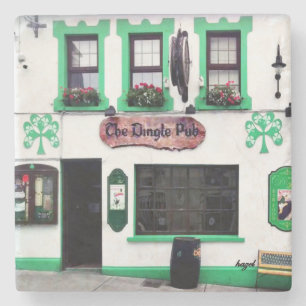 Dingle Pub, Dingle, Pubs, Irish, Coasters. Ireland Stone Coaster