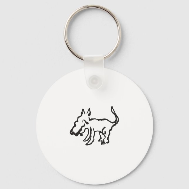 Dingo Key Ring (Front)