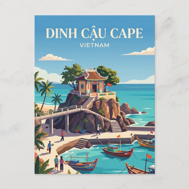 Dinh Cậu Cape Vietnam Postcard (Front)