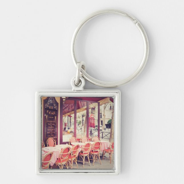 Dining In Paris Al Fresco Key Ring (Front)