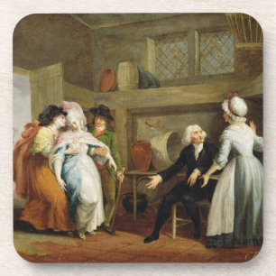 'Dining in the Hayfields' (surprised by Mr Thornhi Coaster
