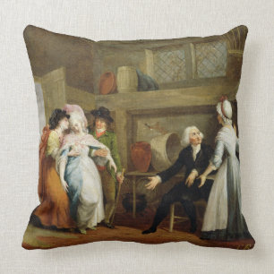 'Dining in the Hayfields' (surprised by Mr Thornhi Cushion