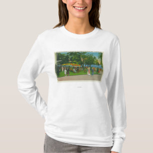 Dining on the Boardwalk at Roseland Park Scene T-Shirt