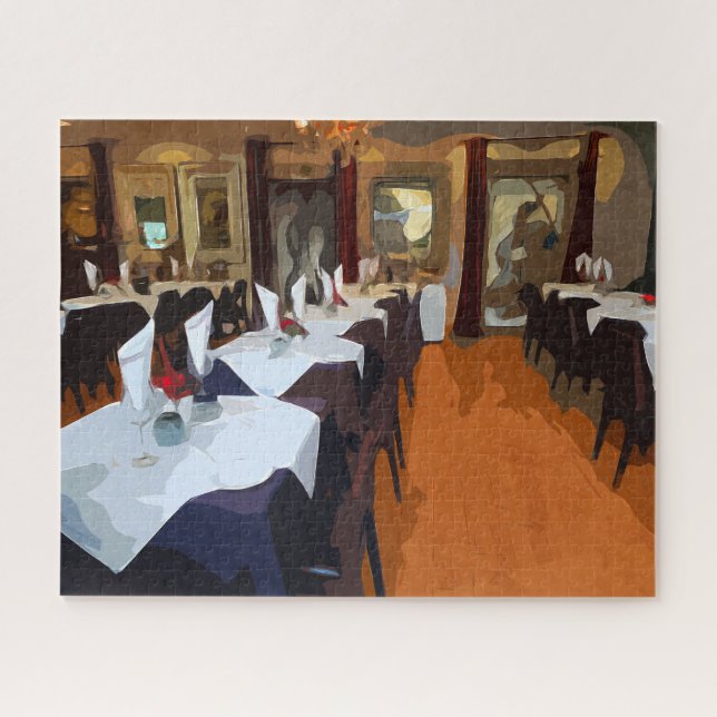 Dining out- Madeira, Portugal Jigsaw Puzzle (Horizontal)