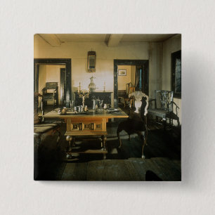 Dining Room in the Summer Palace 15 Cm Square Badge