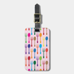 Dining Texture Luggage Tag