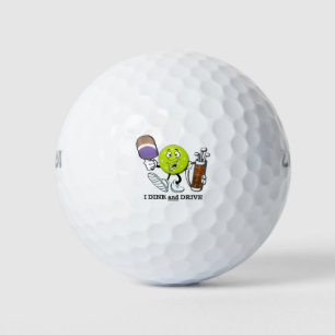 Dink and Drive 2 (pickleball/golf) Golf Balls