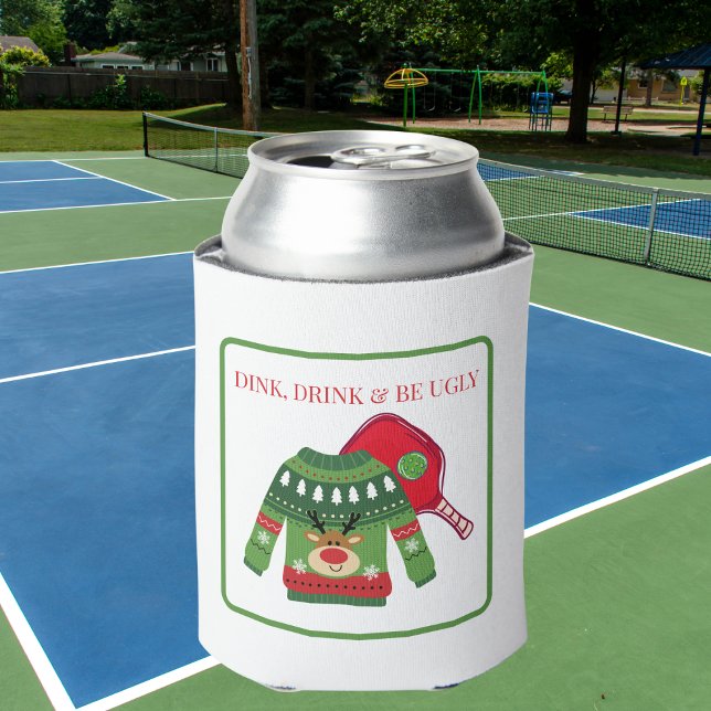 Dink Drink Be Ugly Pickleball Sweater Can Cooler (Creator Uploaded)
