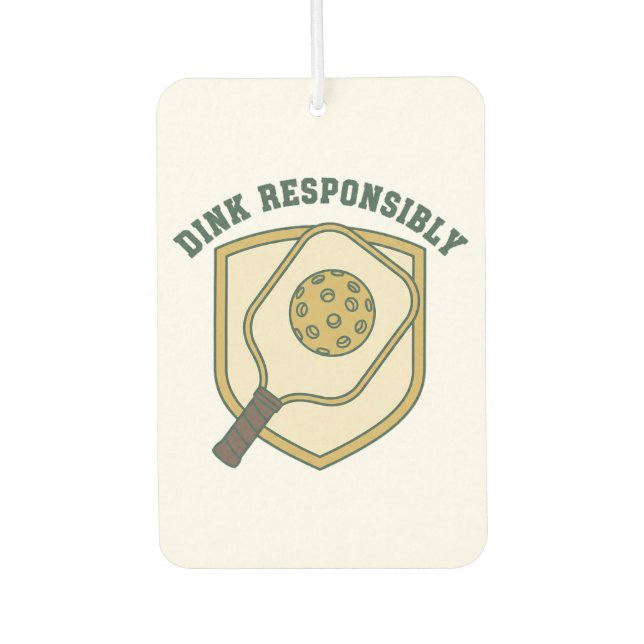  Dink Responsibly Car Air Freshener (Front)