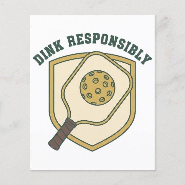  Dink Responsibly Flyer (Front)