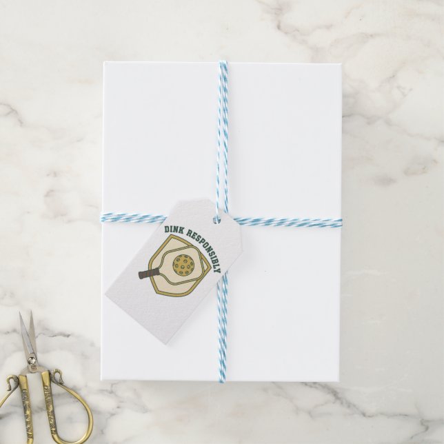  Dink Responsibly Gift Tags (With Twine)