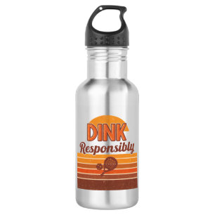 Dink Responsibly Pickleball Retro 532 Ml Water Bottle