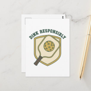 Dink Responsibly Postcard