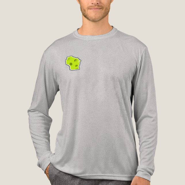 Dink Wisconsibly Long-Sleeve T-Shirt Tri-Blend Shirt (Front)
