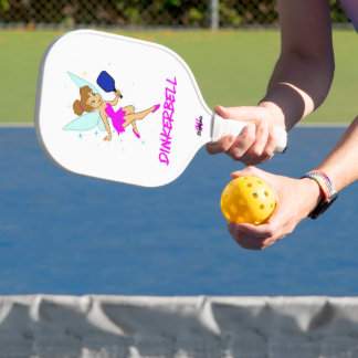 Dinkerbell Pickleball - Funny Pickleball For Her Pickleball Paddle