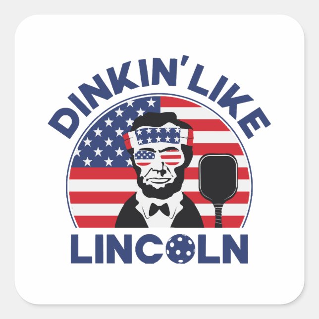 Dinkin Like Lincoln Square Sticker (Front)