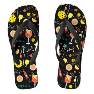 Dinks and 🍾🥂drinks - pickleball jandals