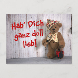 Dinky Bears: Liebeserklärung Postcard