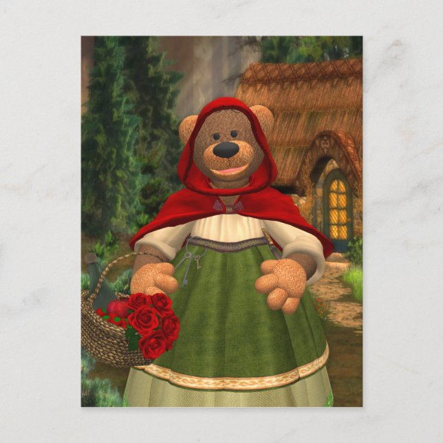 Dinky Bears: Little Red-Cap Postcard (Front)
