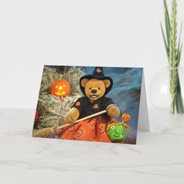 Dinky Bears Little Witch Card (Front)