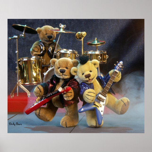 Dinky Bears on Tour Poster (Front)