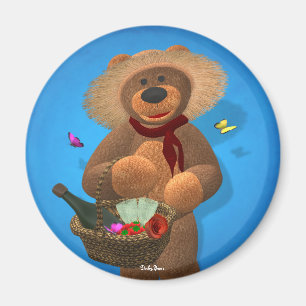 Dinky Bears: Picnic Time Magnet