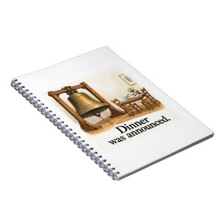 Dinner Announced Funny Dinner Host Notebook