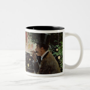 Dinner at Les Ambassadeurs, c.1882 Two-Tone Coffee Mug