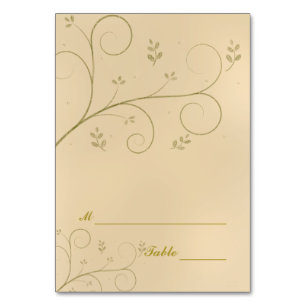Dinner Celebration Table Place Cards Ecru Set