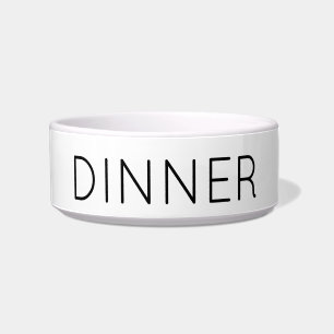 Dinner Dog Bowl