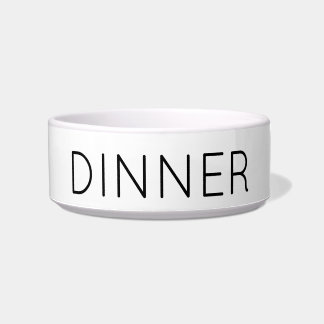Dinner Dog Bowl