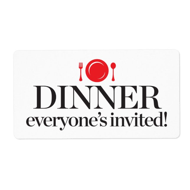 Dinner Everyone's Invited (Front)
