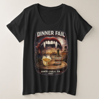 Dinner Fail Women's Dark Plus Size T-Shirt