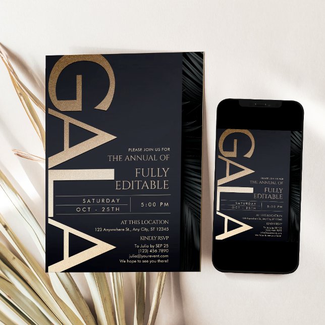 Dinner Gala Party Invitation Card Business Event (Dinner Gala Party Invitation Card Business Event)