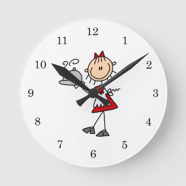 Dinner is Served Round Clock (Front)