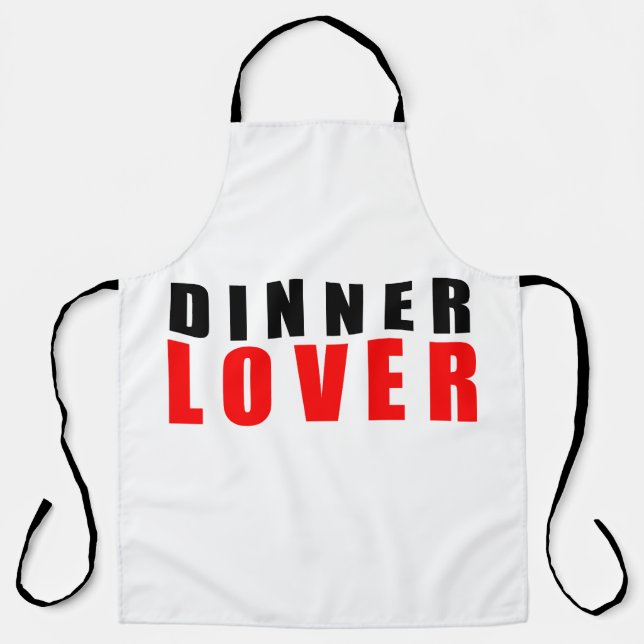 Dinner lover apron (Front)