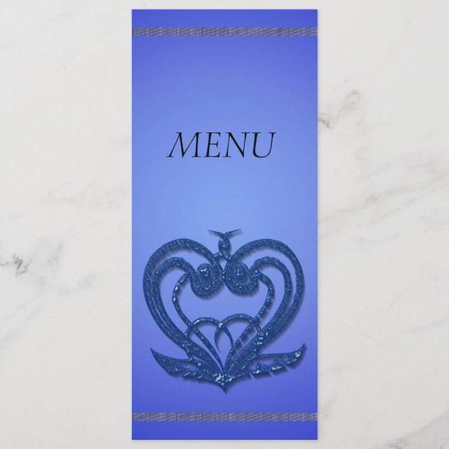 dinner menu card (Front)