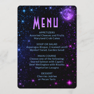 Dinner Menu | Galaxy