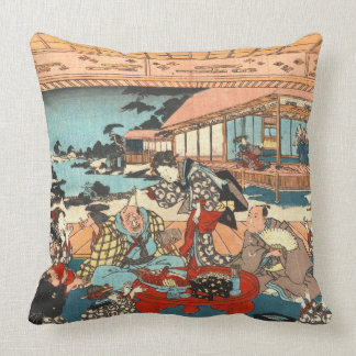 Dinner Party 1840 Cushion