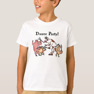 Dinner party animal shirt