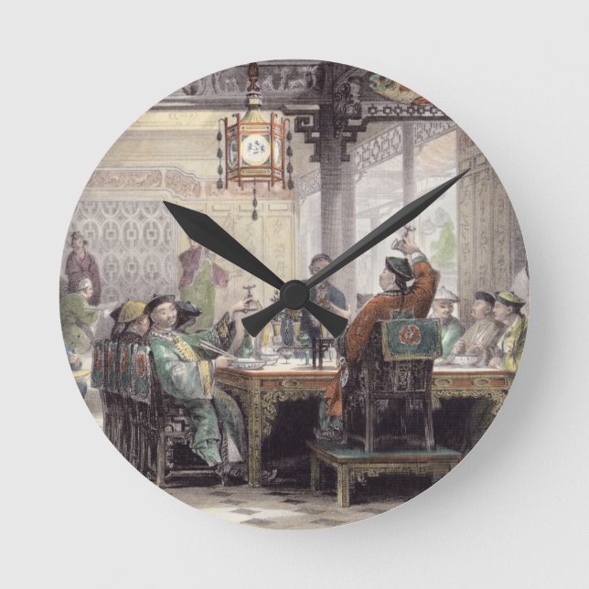 Dinner Party at a Mandarin's House, from 'China in Round Clock (Front)