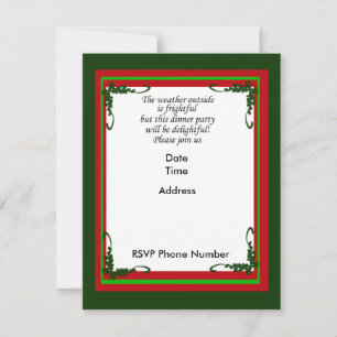 Dinner Party Invitation Card