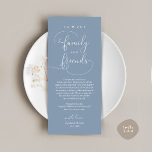 Dinner Place Setting Thank You Modern Elegant Card