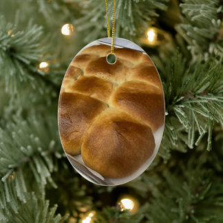 Dinner Rolls Ceramic Tree Decoration