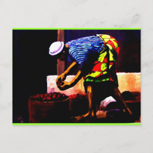 DINNER TIME BY MOJISOLA A GBADAMOSI OKUBULE POSTCARD